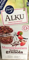 Alku mansikkainen kaakaogranola