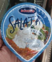 Bonito salata icre hering și ceapa