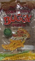 Buggy Corn Flips Pizza