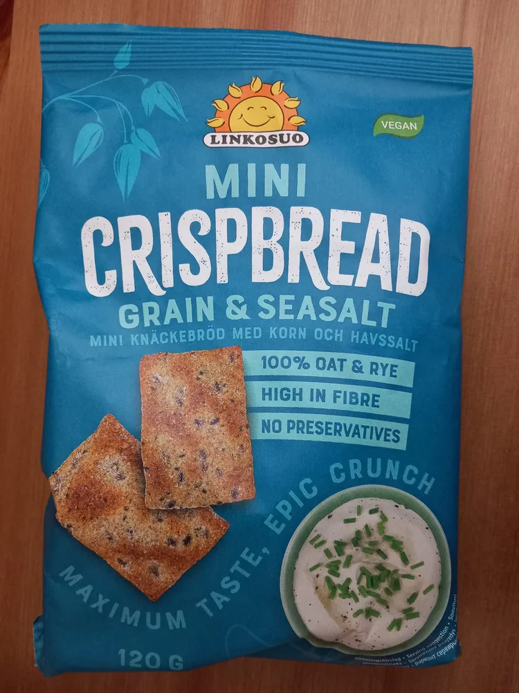 Mini Crispbread Grain & Seasalt