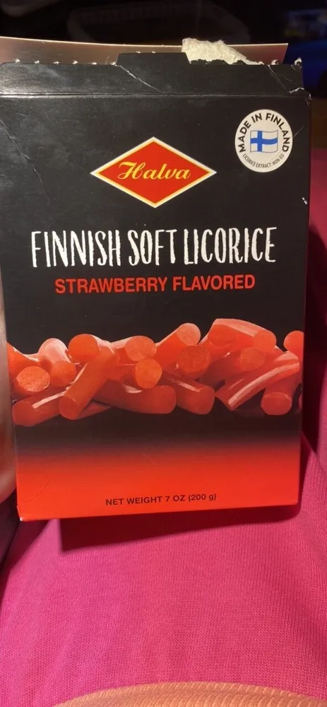Finnish Soft Licorice Strawberry Flavored