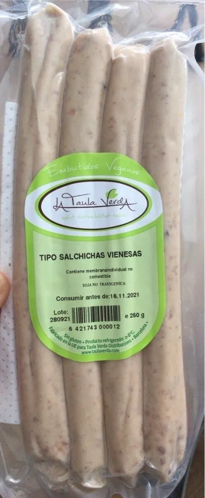 Tipo salchichas vienesas