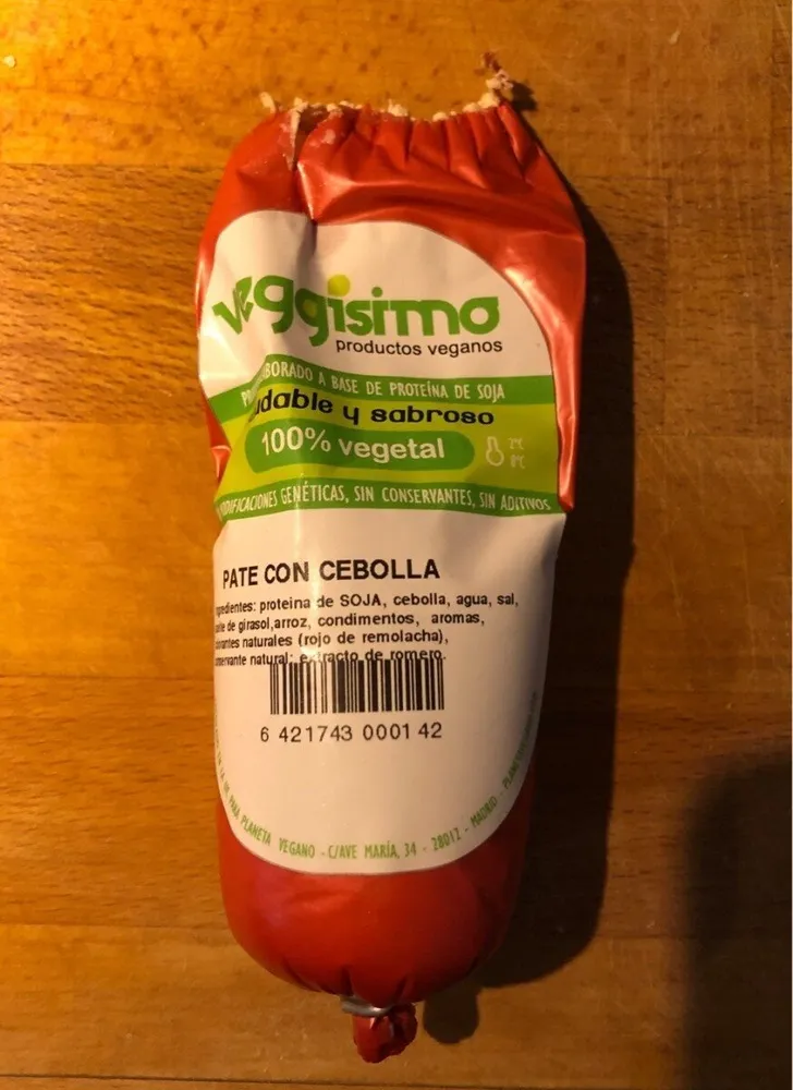 Pate con Cebolla Vegano