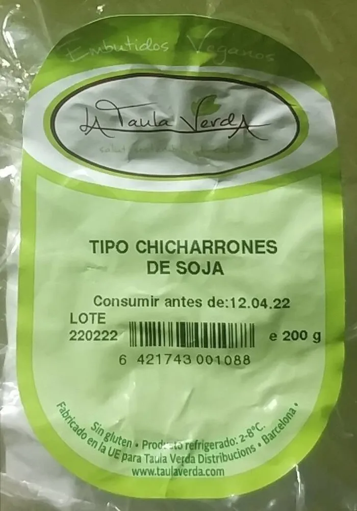 Tipo Chicharrones de Soja