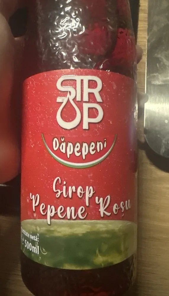 Strop Sirop Pepene Rosu