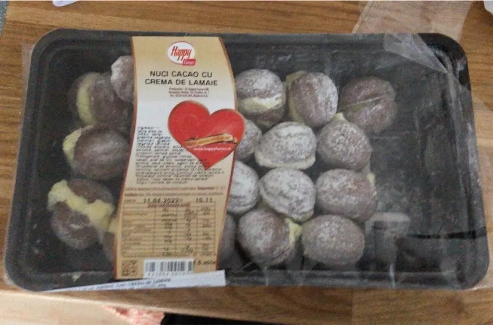 Nuci cacao cu crema de lamaie