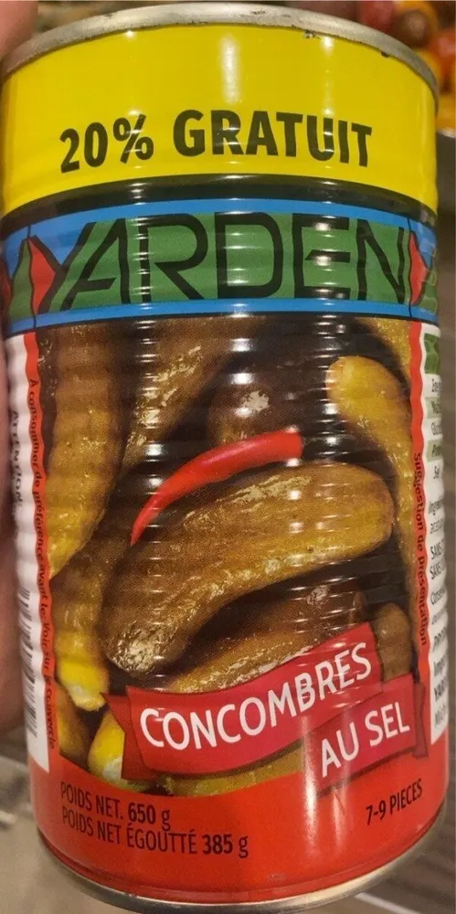 Concombres au Sel
