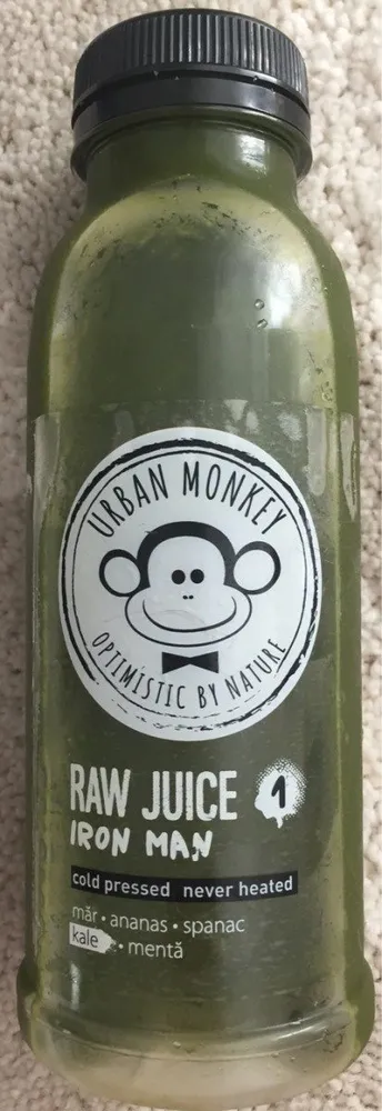 Raw juice Iron Man