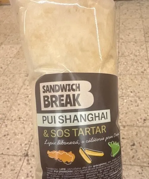 Lipie cu pui Shanghai