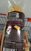 Sandwich cu pastrama de porc