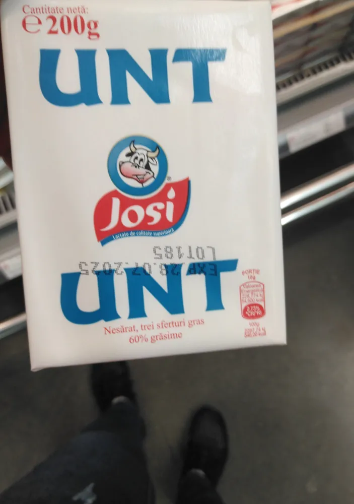 Unt nesărat josi, 60% grăsime