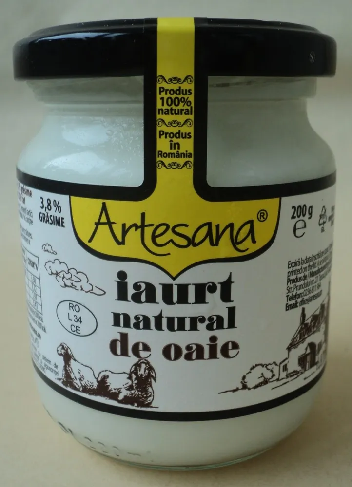 Artesana Iaurt natural de oaie