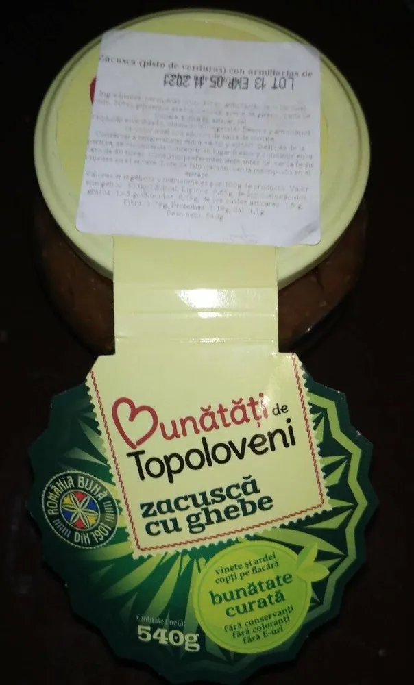 Zacusca cu ghebe