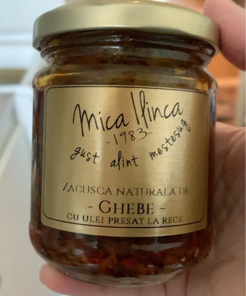 Zacusca de ghebe