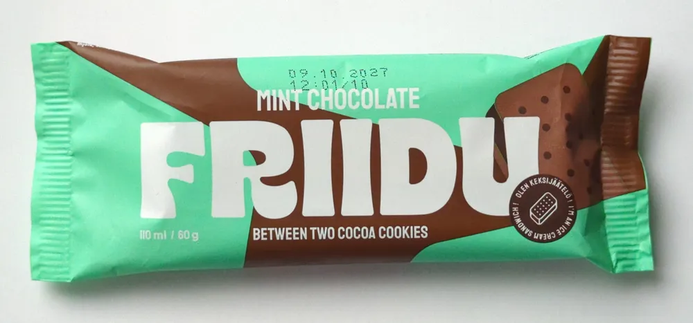 Mint Chocolate ice cream sandwich