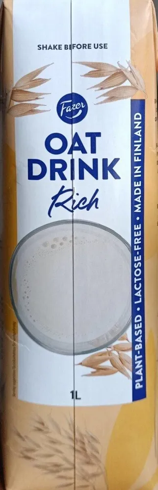 Oat drink rich