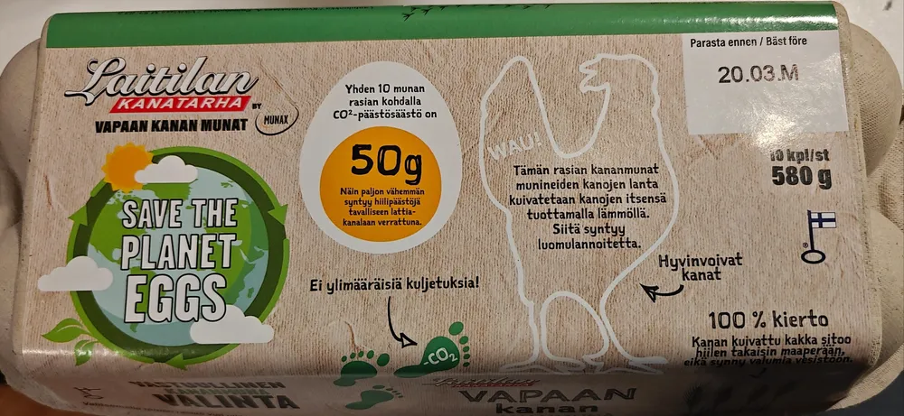 Vapaan kanan munat