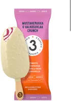 Mustaherukka & Valkosuklaa Crunch Jäätelö