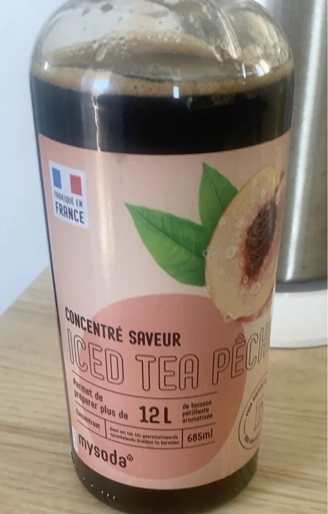 Iced tea peche