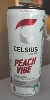 PEACH VIBE SPARKLING WHITE PEACH FLAVOUR ENERGY DRINK