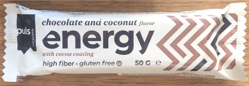 Energy Bar Chocolate & Coconut 50g