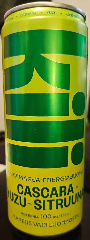 Cascara+Yyzy+Sitruuna energiajuoma