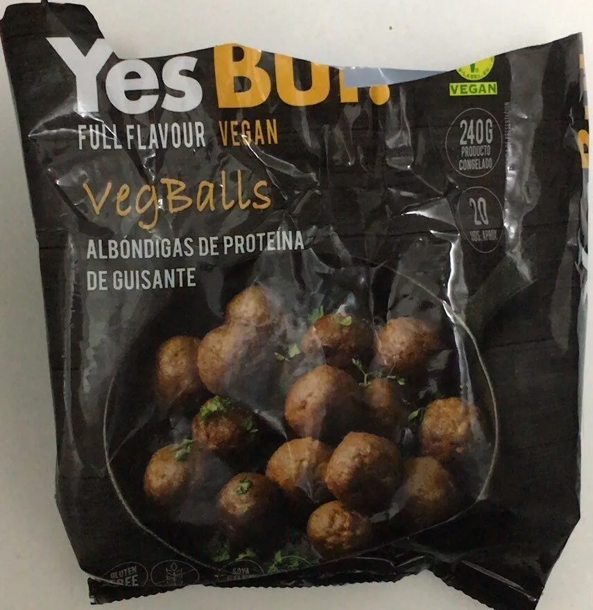 Albóndigas de proteina de guisante