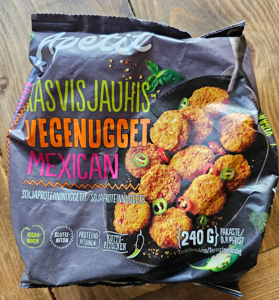 APETIT KASVISJAUHIS VEGENUGGET MEXICAN