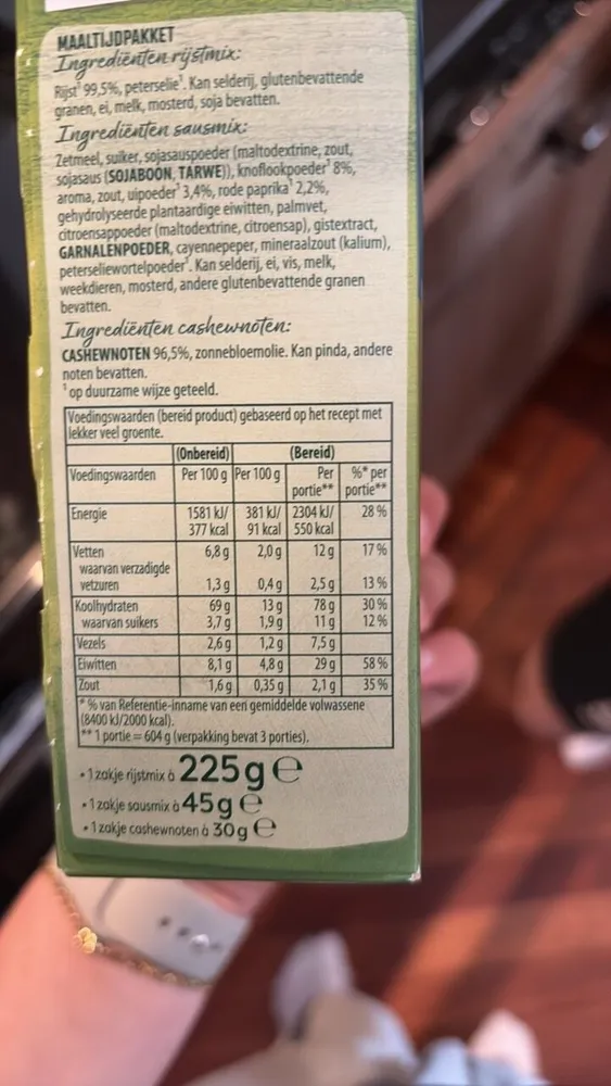 Maaltijdpakket