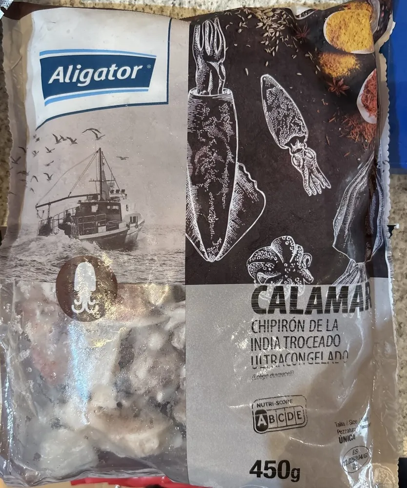 Calamar Chipirón Índia Ultracongelado