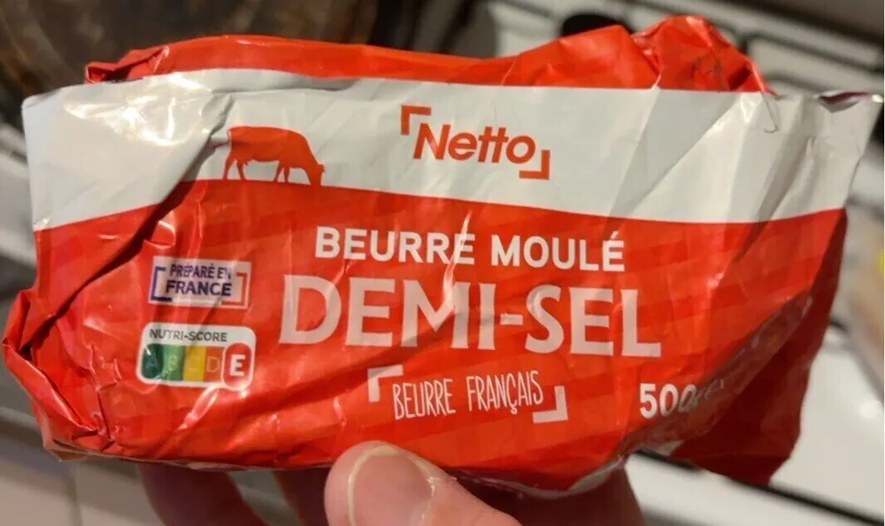 Beurre moulé demi-sel