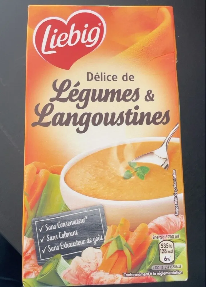 Liebig Délice de légumes et langoustines