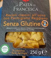 Ravioli classici all'uovo con parmigiano reggiano senza glutine