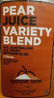 PEAR JUICE VARIETY BLEND