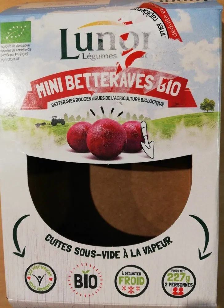 Mini betteraves bio Lunor