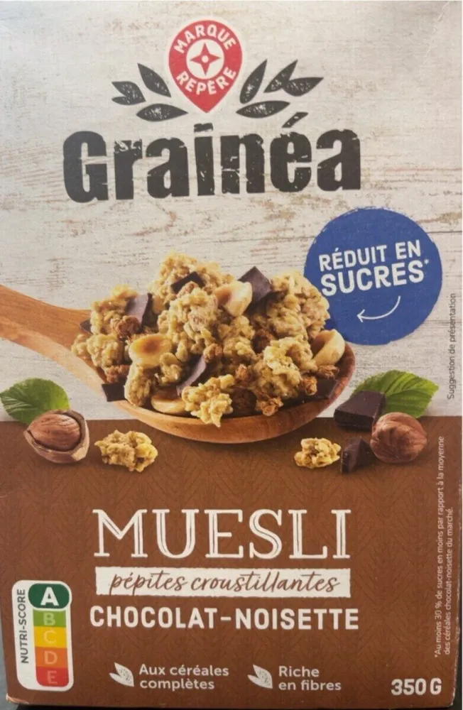 Muesli chocolat noisette