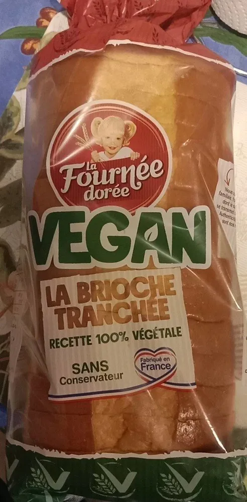 La brioche tranchée vegan