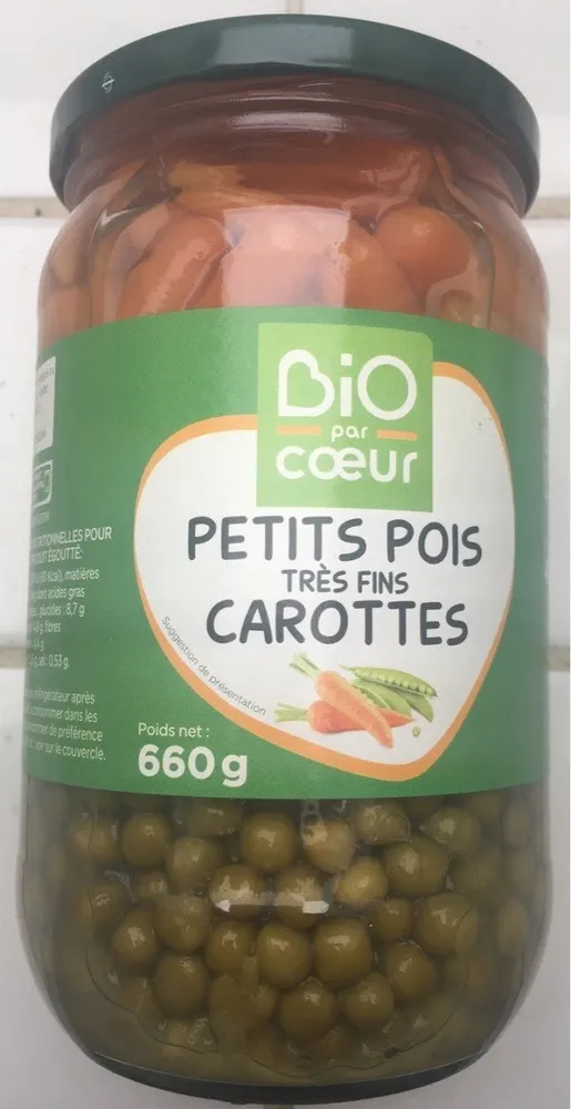 Petits pois très fin carottes