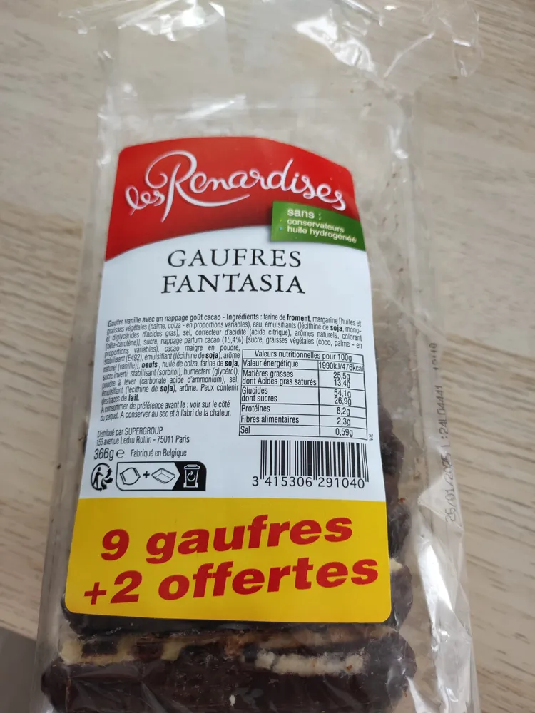 GAUFRES FANTASIA