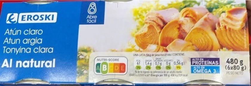Atun claro al natural