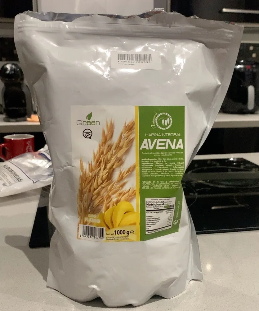 Harina integral avena