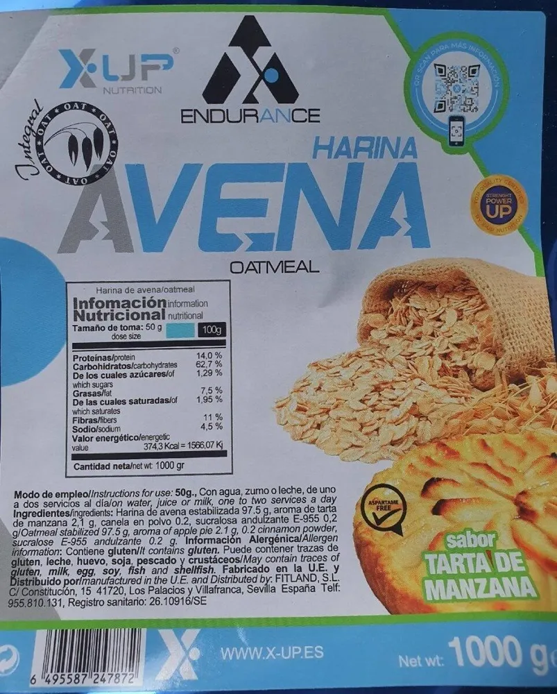 Harina de avena