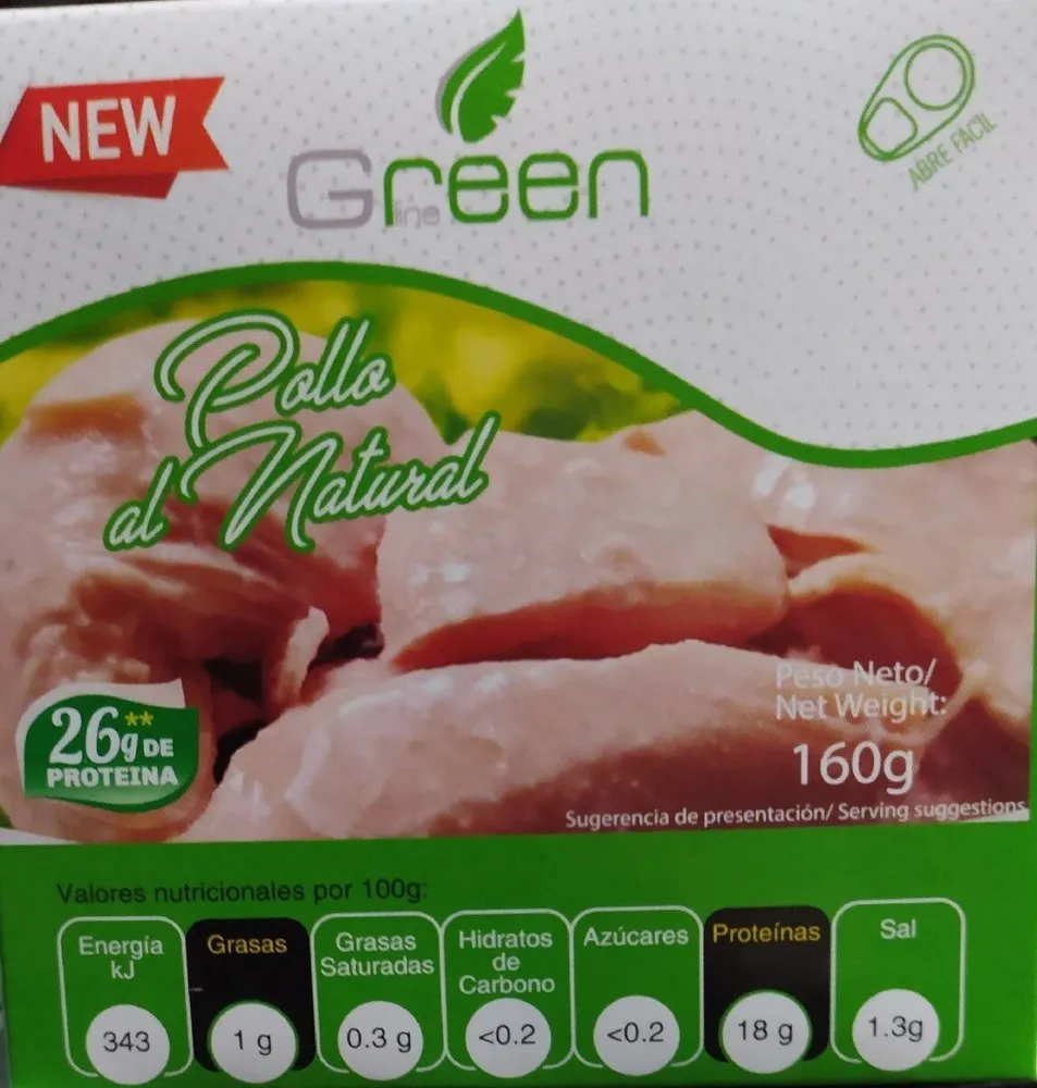 Pechuga de pollo al natural
