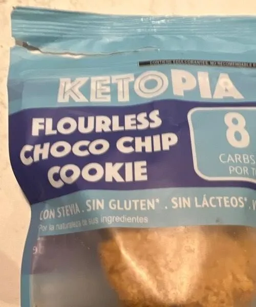 Flourless choco chip cookie