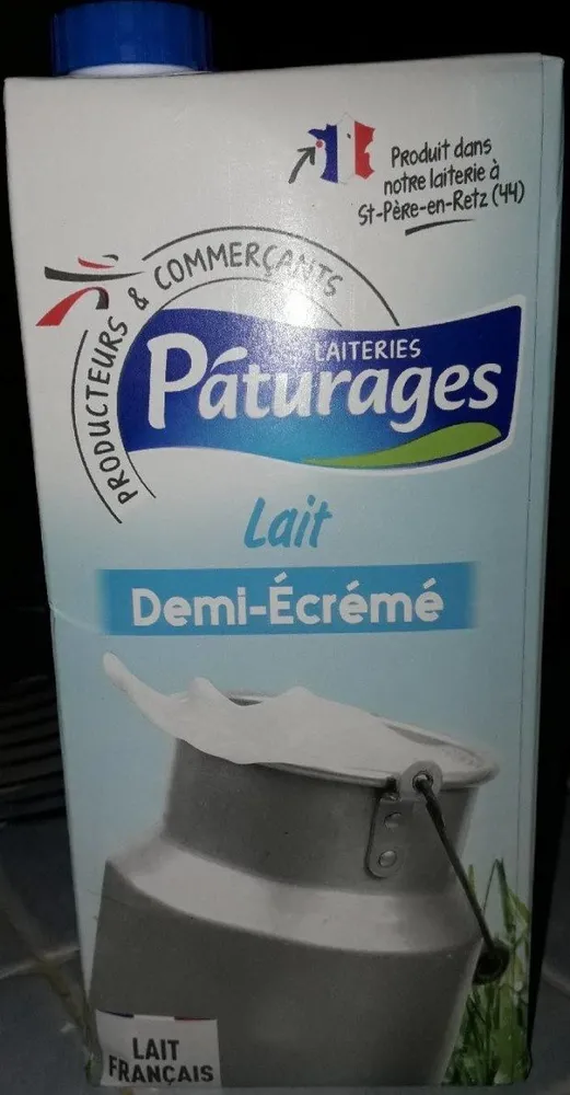 Lait demi écrémé