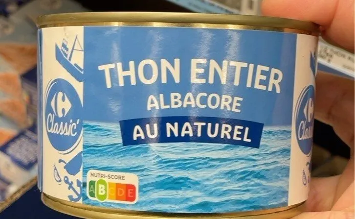 Thon entier albacore