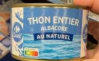 Thon entier albacore