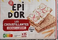 Tartines croustillantes cereales et graines