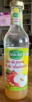 Jus de pomme et de rhubarbe