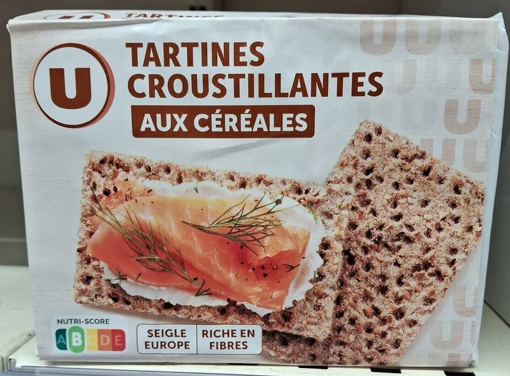 Tartines croustillantes aux céréales